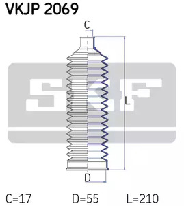 Фото VKJP2069 Комплект пыльника SKF {forloop.counter}}